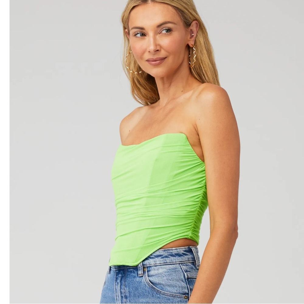 NWT Steve Madden Dahlia Strapless Corset Tube Top Size Small